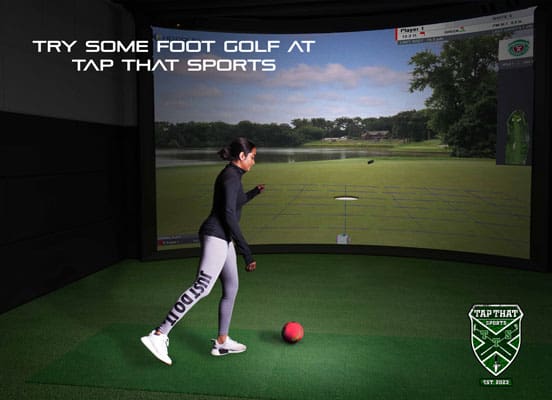 Foot golf simulation